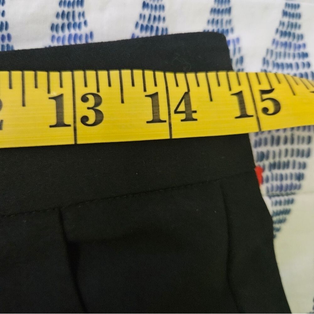 Universal Standard Sylvia Wool Blend Trousers Ankle in Black - Picture 6 of 8